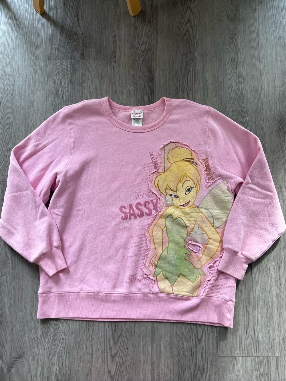 Y2K the Disney store tinkerbell crewneck